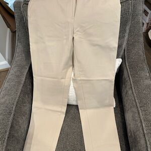 Anne Klein Beige Chinos Lightweight Flat Front